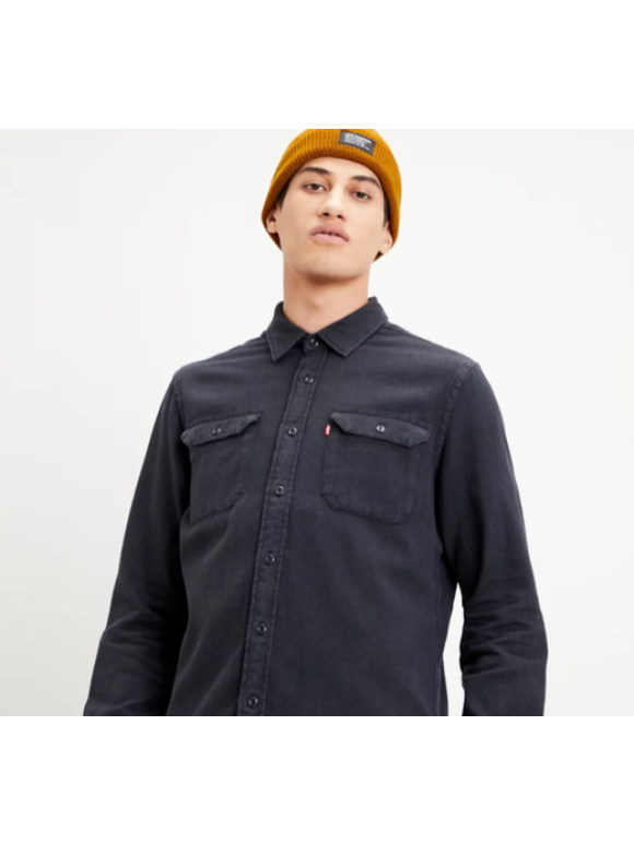 Levi's® - jackson worker black flannel