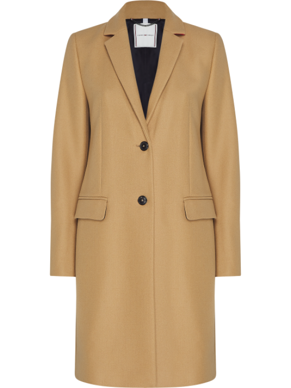 Tommy Hilfiger Dame - TH ESS WOOL BLEND COAT