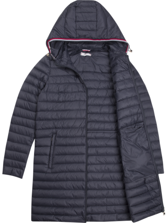 Tommy Hilfiger Dame - TH ESS LW DOWN PACKABLE COAT