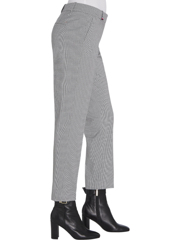 Tommy Hilfiger Dame - SLIM CHECK ANKLE PANT