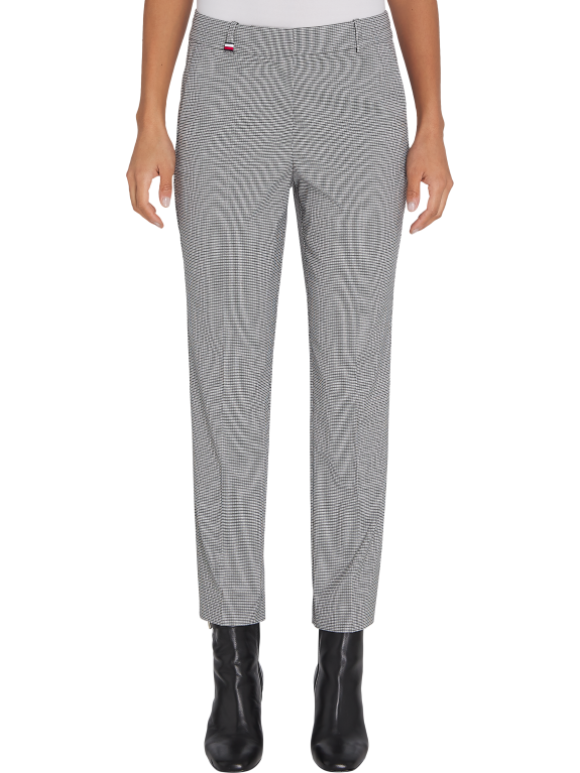 Tommy Hilfiger Dame - SLIM CHECK ANKLE PANT