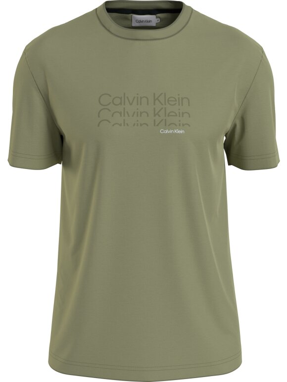 Calvin Klein - Calvin klein triple logo flock