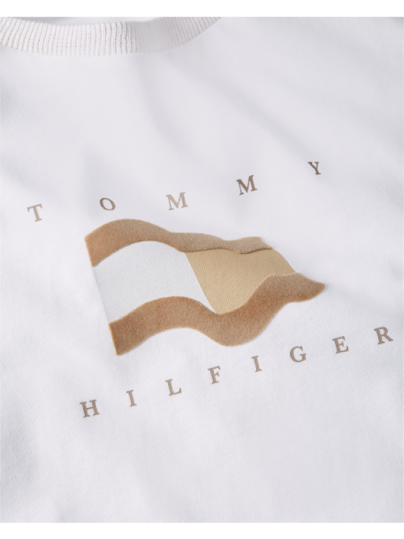 Tommy Hilfiger Dame - Tommy Hilfiger Flag Tee SS
