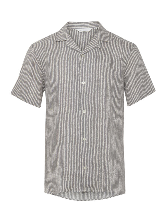 CASUAL FRIDAY - Anton ss printed linen
