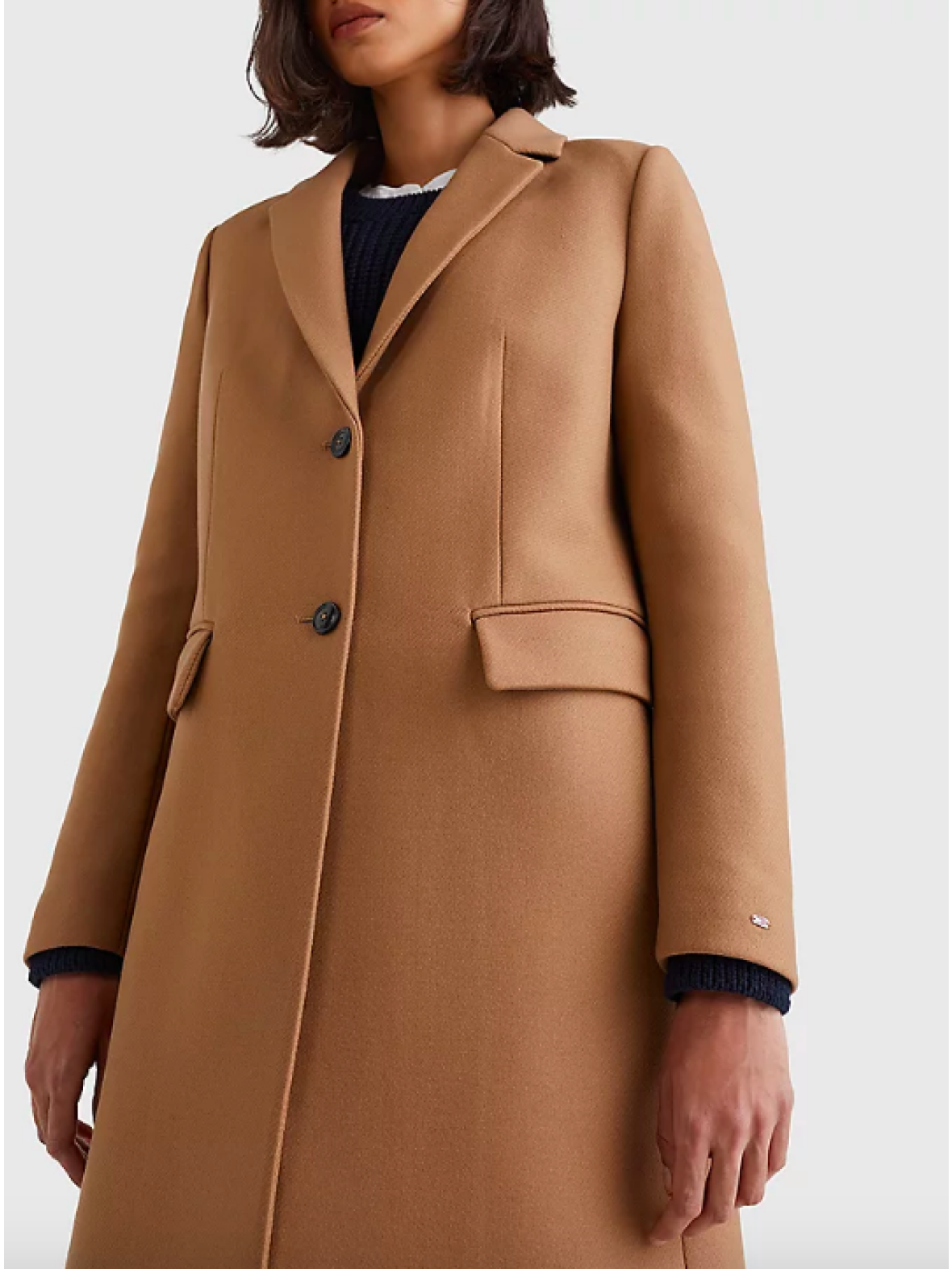 CC - Wool Blend Coat - Frakke Tommy Hilfiger