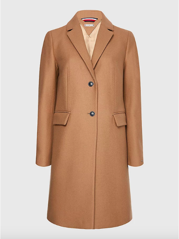 Tommy Hilfiger Dame - Tommy Hilfiger Wool Blend Coat