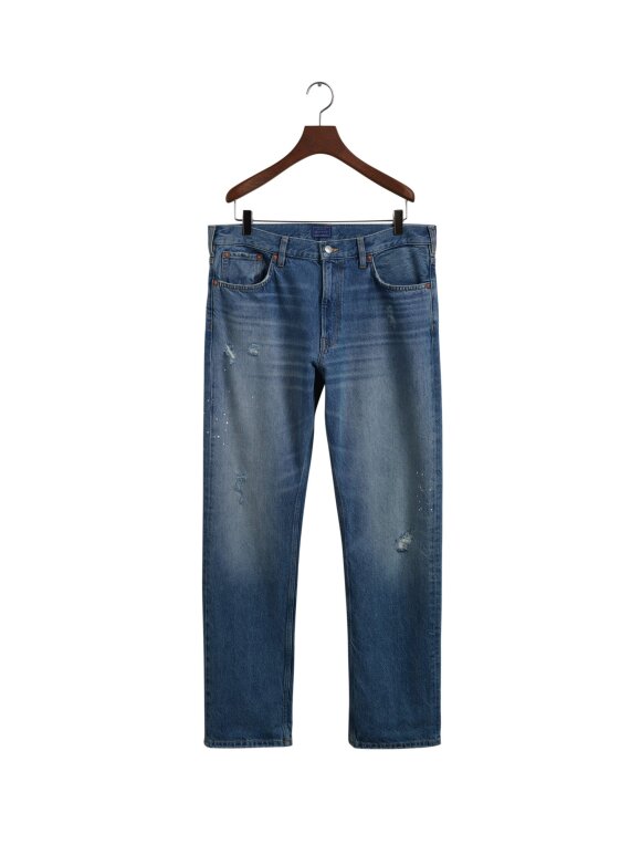 Gant - Gant worn and torn jeans