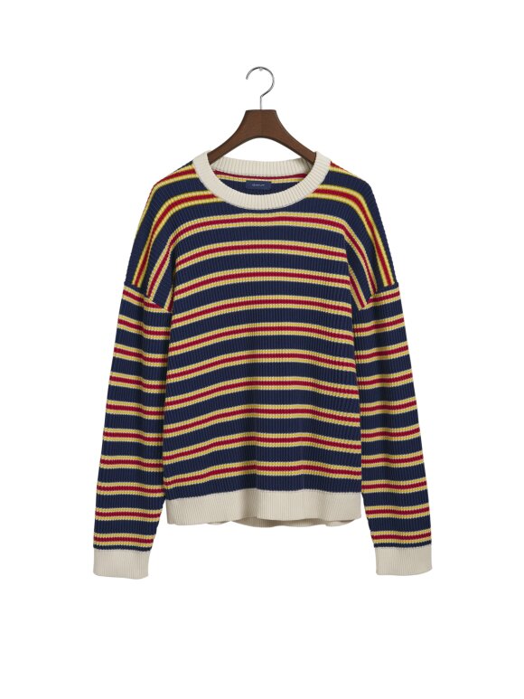 Gant - Gant Multi stripe c-neck