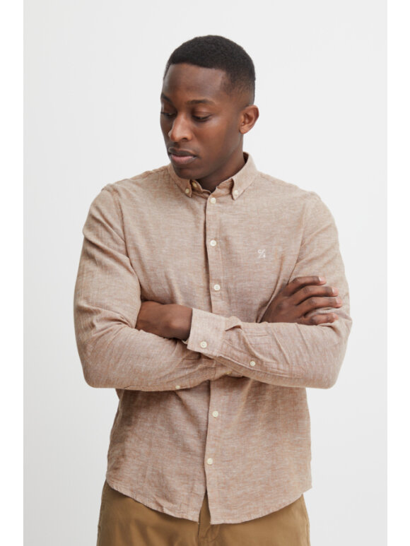 CASUAL FRIDAY - Casual Friday linen mix shirt