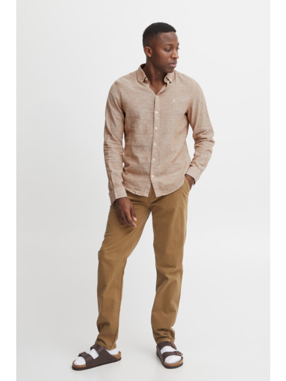 CASUAL FRIDAY - Casual Friday linen mix shirt