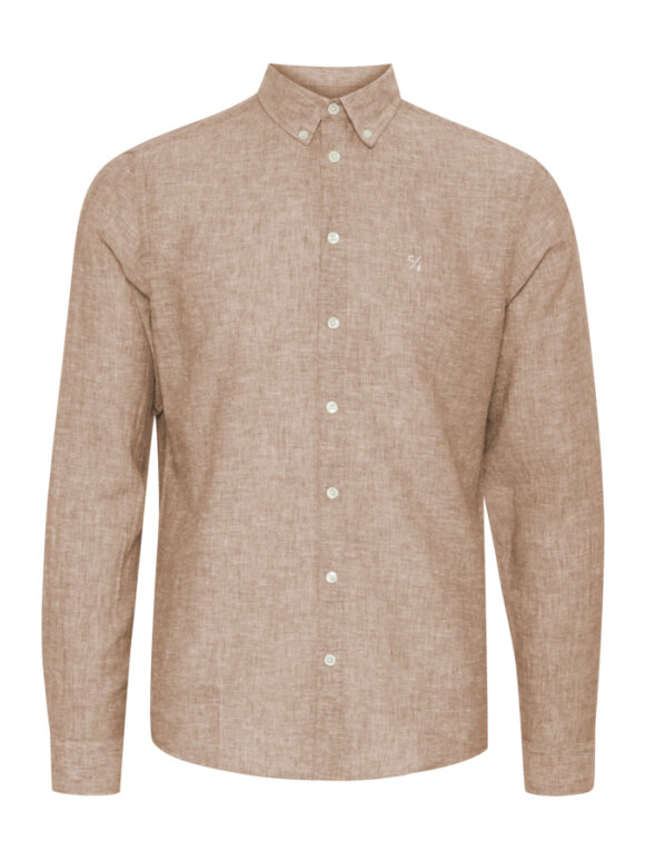 CASUAL FRIDAY - Casual Friday linen mix shirt