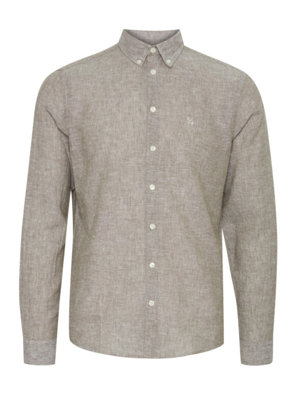 CASUAL FRIDAY - Casual Friday linen mix shirt