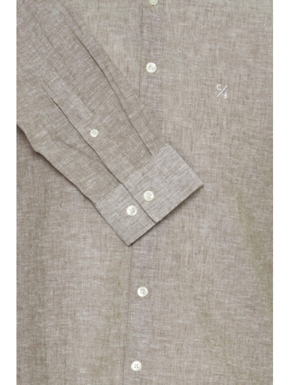 CASUAL FRIDAY - Casual Friday linen mix shirt