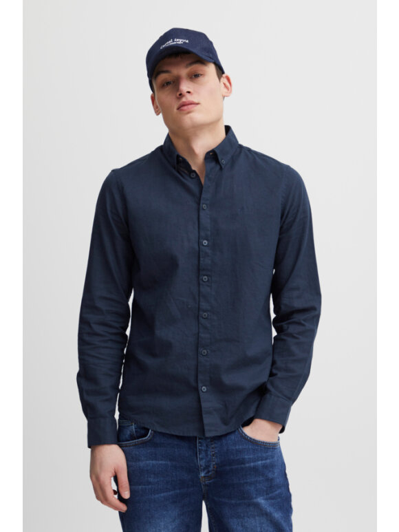 CASUAL FRIDAY - Casual Friday linen mix shirt