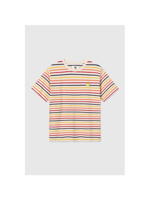 Double A by Wood Wood - wood wood ace sstripe t-shirt