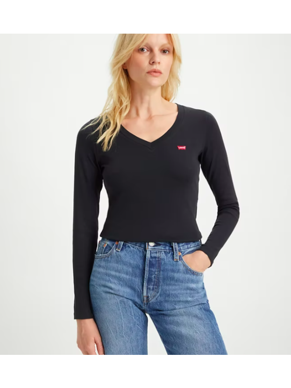 Levi's® women - Levi's® VNeck Baby Tee Caviar