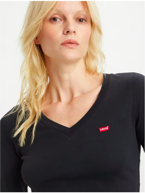 Levi's® women - Levi's® VNeck Baby Tee Caviar