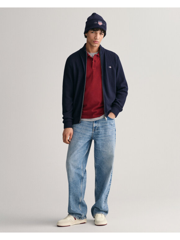 Gant - Gant COTTON TEXTURE CARDIGN