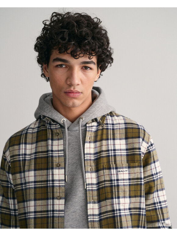 Gant - Gant REG FLANNEL CHECK SHIRT