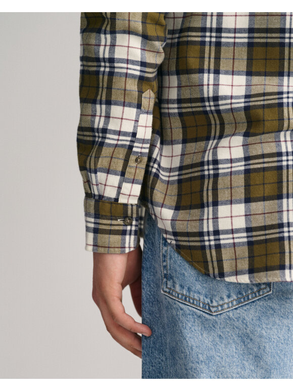 Gant - Gant REG FLANNEL CHECK SHIRT