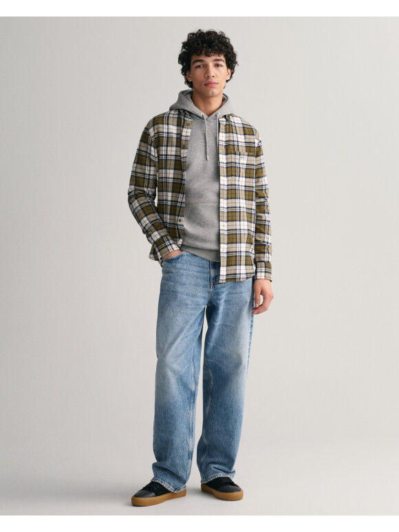 Gant - Gant REG FLANNEL CHECK SHIRT