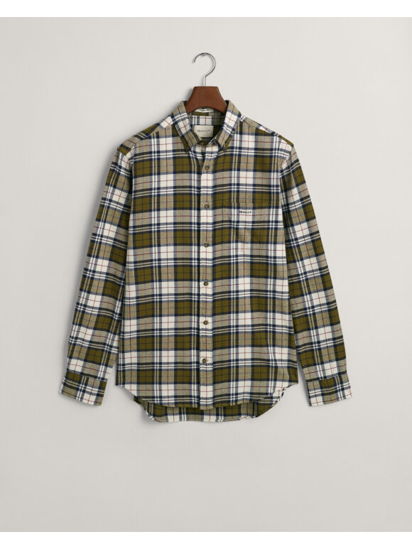 Gant - Gant REG FLANNEL CHECK SHIRT