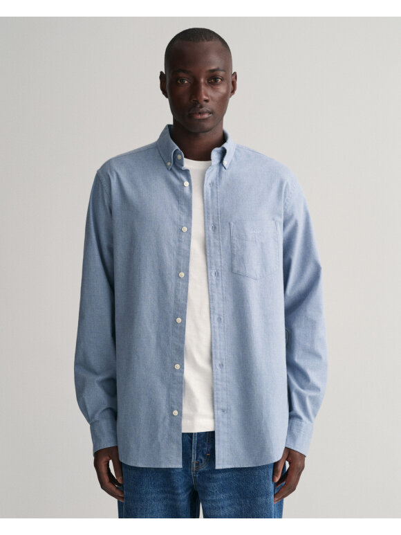 Gant - Gant REG FLANNEL MELANGE SHIRT