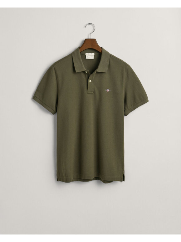 Gant - Gant REG SHIELD SS PIQUE POLO