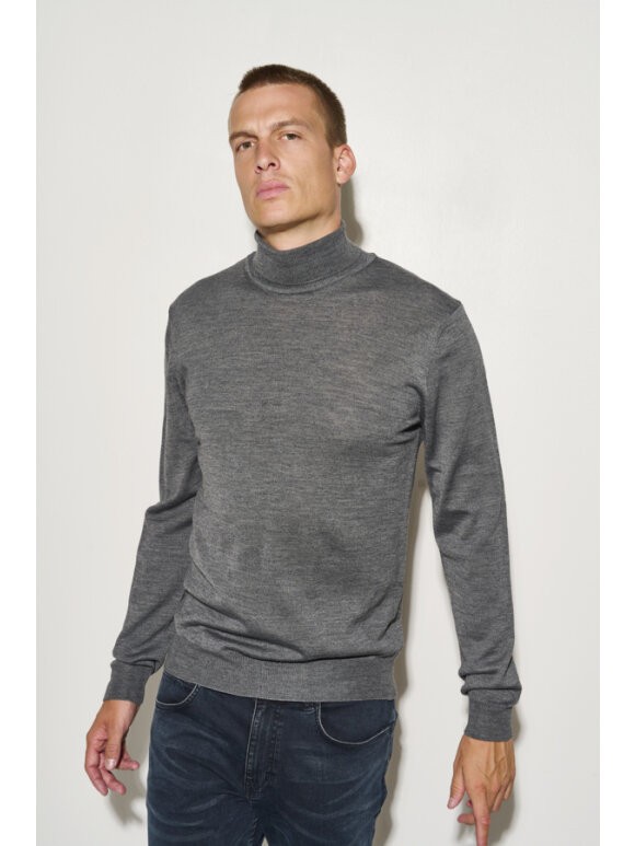 CASUAL FRIDAY - Casual friday merino roll neck