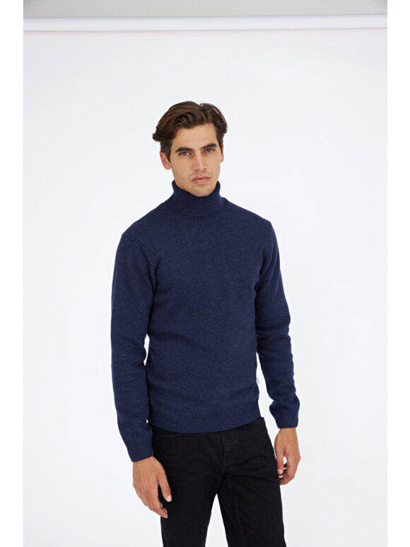 CASUAL FRIDAY - Casual Friday lambswool roll neck