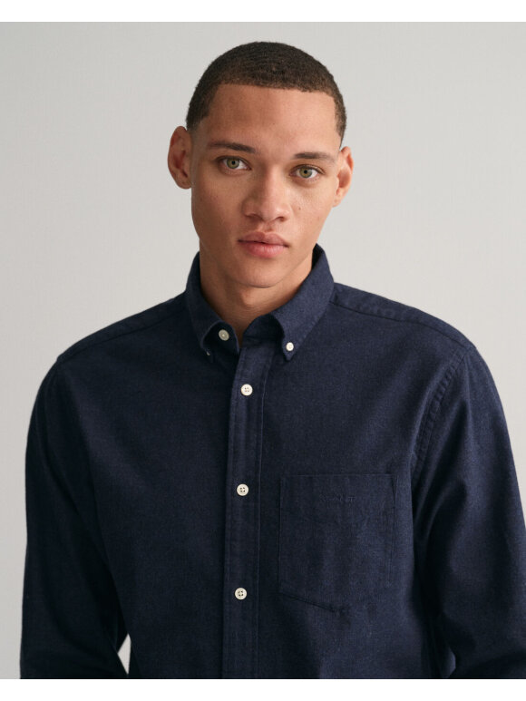 Gant - Gant REG FLANNEL MELANGE SHIRT