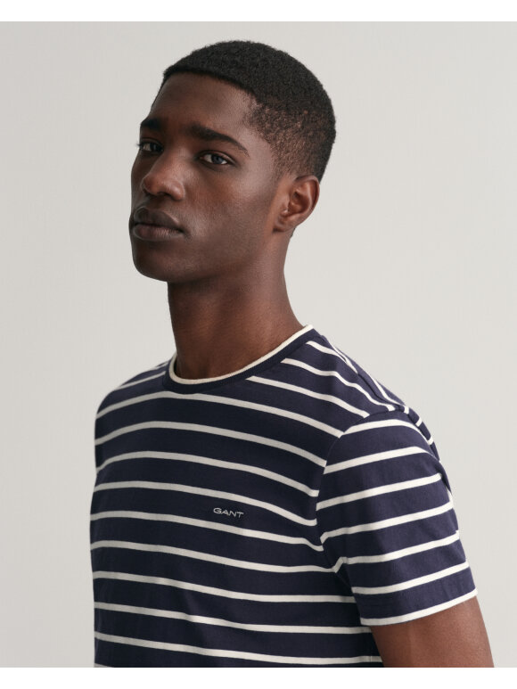 Gant - Gant STRIPED SS T-SHIRT