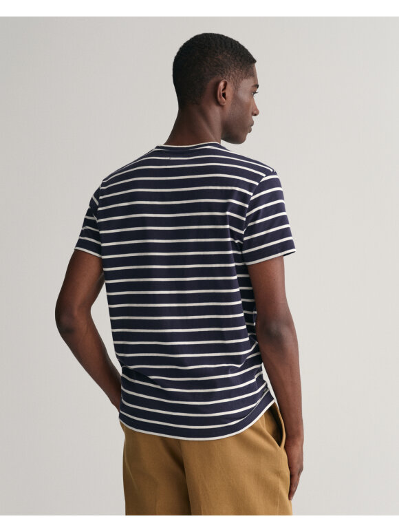 Gant - Gant STRIPED SS T-SHIRT