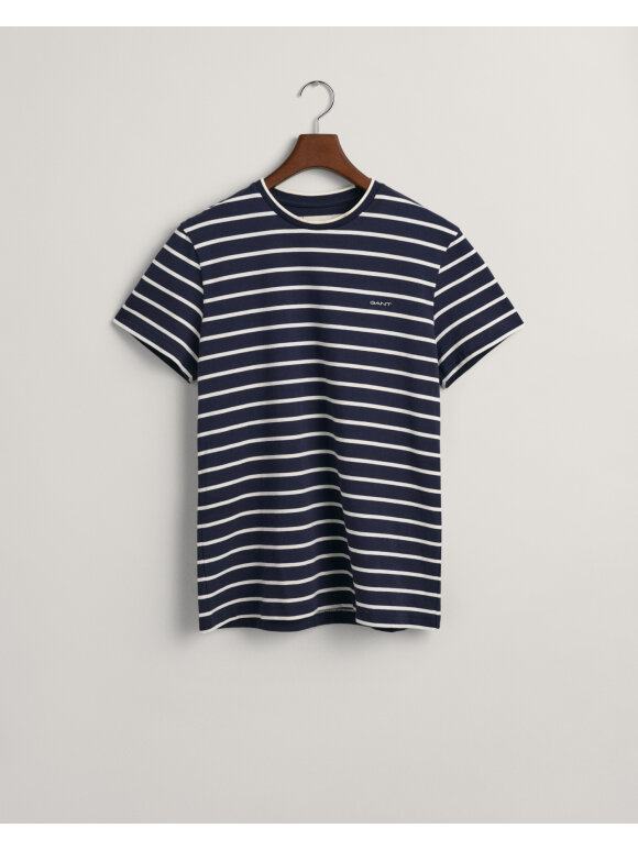 Gant - Gant STRIPED SS T-SHIRT
