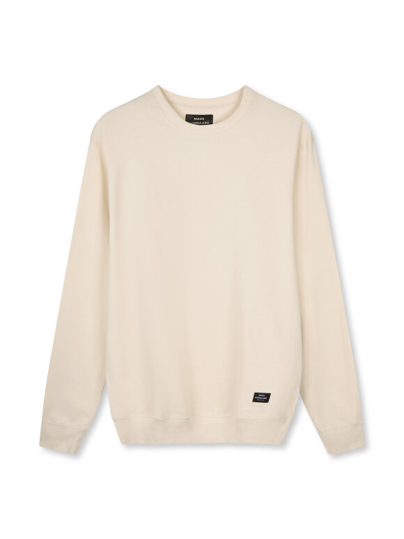 CC Christensen - Mads Nørgaard Light Terry Asker Sweat - Birch | Let og ...