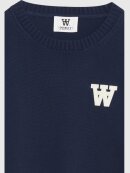 Double A by Wood Wood - Wood Wood Tay AA Patch Jumper Double A by Wood Wood - Wood Wood Tay AA Patch Jumper