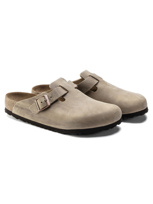 Birkenstock Dame - Birkenstock Boston Oiled Leather - Soft Footbed