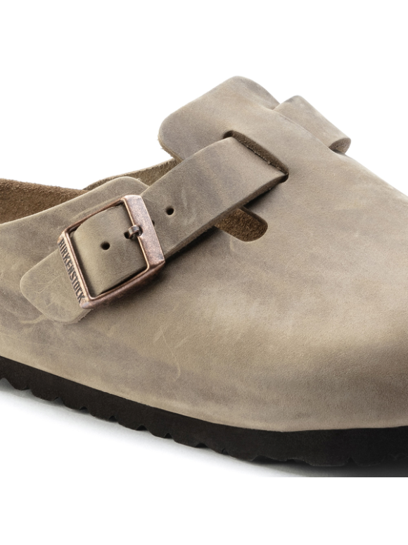 Birkenstock Dame - Birkenstock Boston Oiled Leather - Soft Footbed