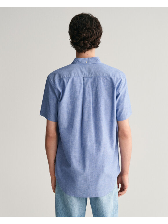 Gant - Gant REG COTTON LINEN SS SHIRT