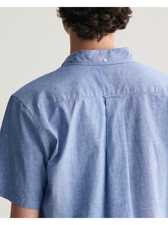 Gant - Gant REG COTTON LINEN SS SHIRT