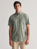 Gant - Gant REG COTTON LINEN SS SHIRT