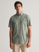 Gant - Gant REG COTTON LINEN SS SHIRT