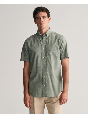 Gant - Gant REG COTTON LINEN SS SHIRT