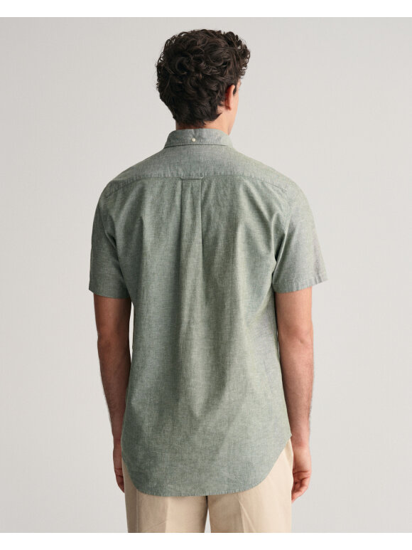 Gant - Gant REG COTTON LINEN SS SHIRT