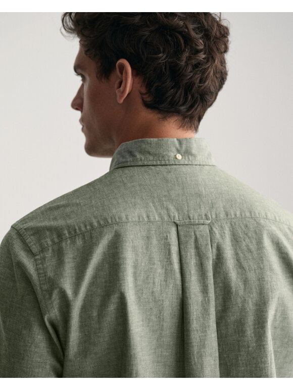 Gant - Gant REG COTTON LINEN SS SHIRT