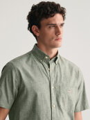 Gant - Gant REG COTTON LINEN SS SHIRT