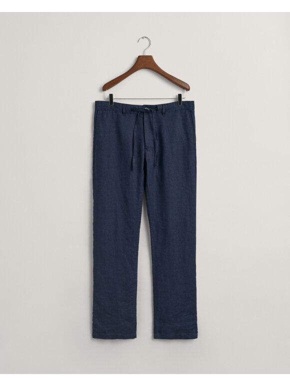 Gant - Gant RELAXED LINEN DS PANTS