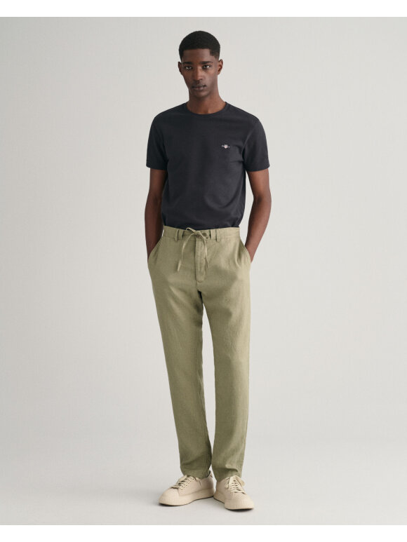 Gant - Gant RELAXED LINEN DS PANTS