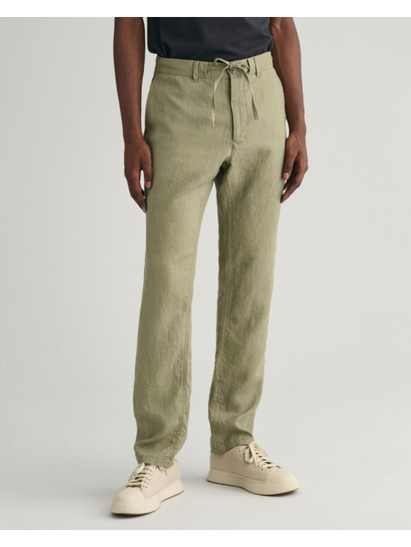 Gant - Gant RELAXED LINEN DS PANTS