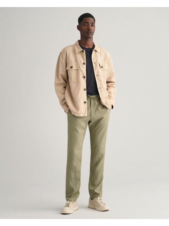 Gant - Gant RELAXED LINEN DS PANTS